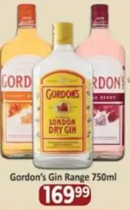 Supa Store Gordon's Gin Range offer