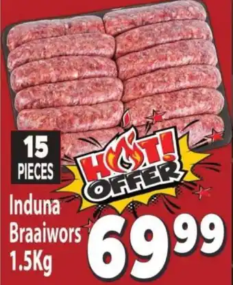 Supa Store Induna Braaiwors offer