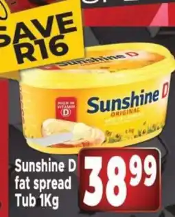 Supa Store Sunshine D fat spread Tub offer