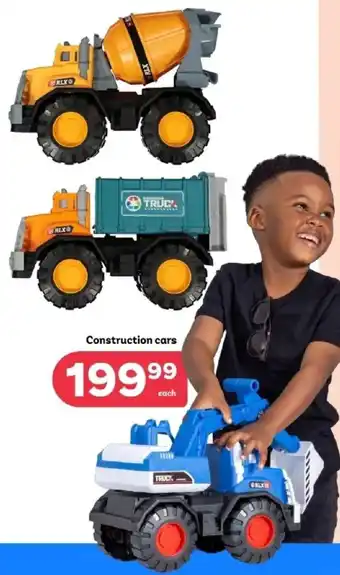 PEP Construction cars offer