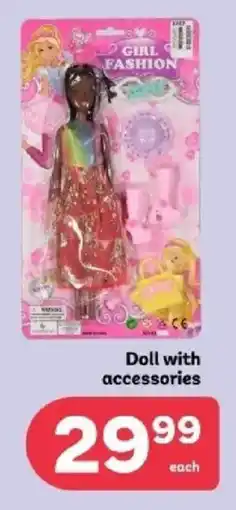 PEP Doll with accessories offer