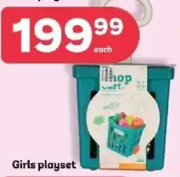 PEP Girls playset offer