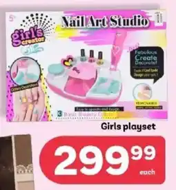 PEP Girls Playset Nail Art Studio offer
