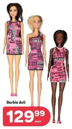 PEP Barbie doll offer