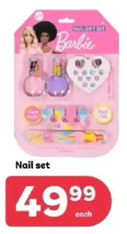PEP Barbie Nail set offer