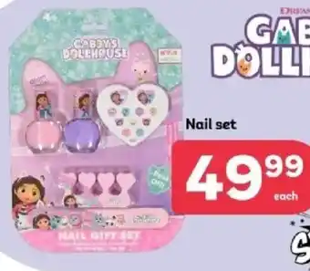 PEP Gabby's Dollhouse Nail set offer