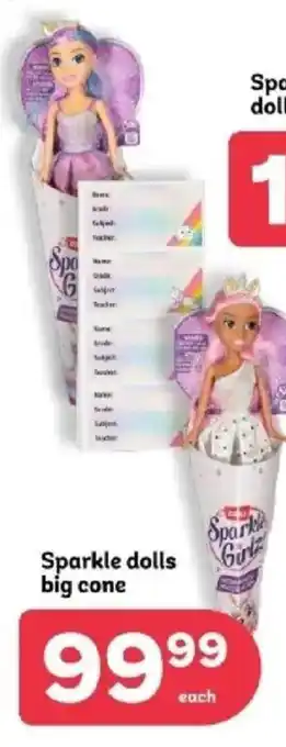 PEP Sparkle dolls big cone offer