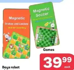 PEP Magnetic Games offer