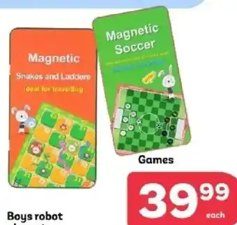 PEP Magnetic Games offer