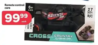 PEP Remote control cars offer