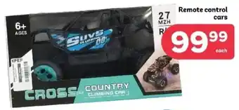 PEP Remote control cars offer