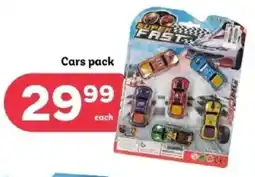 PEP Cars pack offer