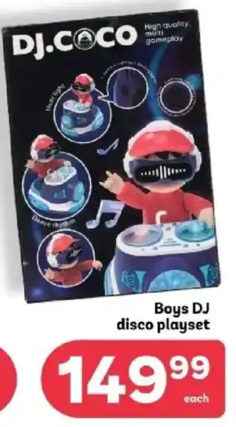 PEP Boys DJ disco playset offer