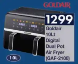 President Hyper Goldair Digital Dual Pot Air Fryer offer