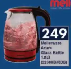 President Hyper Mellerware Azure Glass Kettle offer
