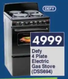 President Hyper Defy 4 Plate Electric Gas Stove offer