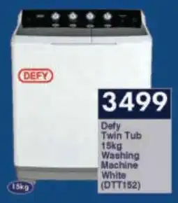 President Hyper Defy Twin Tub Washing Machine White offer