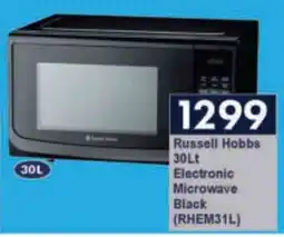 President Hyper Russell Hobbs Electronic Microwave Black offer