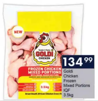 President Hyper Goldi Chicken Frozen Mixed Portions IQF offer