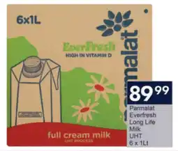 President Hyper Parmalat Everfresh Long Life Milk UHT offer
