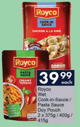 President Hyper Royco Wet Cook-in-Sauce/ Pasta Sauce Doy Pouch offer
