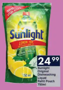 President Hyper Sunlight Original Dishwashing Liquid Refill Pouch offer