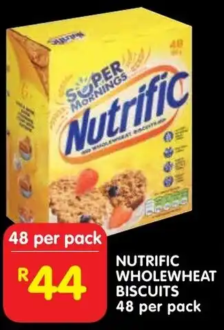Shoprite Nutrific wholewheat biscuits offer