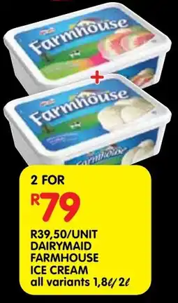 Shoprite Dairymaid farmhouse ice cream offer
