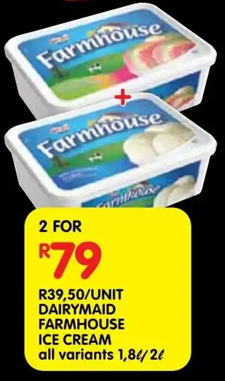 Shoprite Dairymaid farmhouse ice cream offer