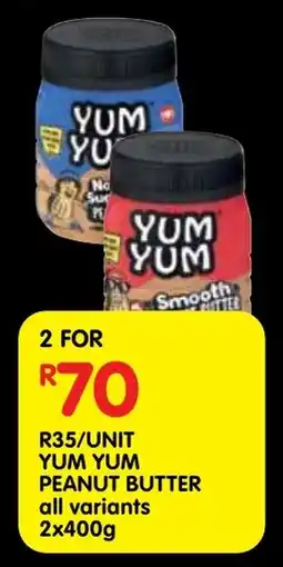 Shoprite Yum yum peanut butter offer