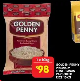 Shoprite Golden penny premium long grain parboiled rice offer