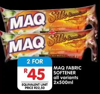 Shoprite Maq fabric softener offer