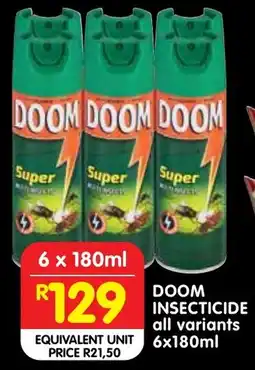 Shoprite Doom insecticide offer