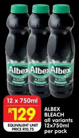 Shoprite Albex bleach offer
