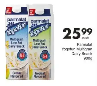 Save Hyper Parmalat Yogofun Multigran Dairy Snack offer