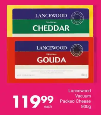 Save Hyper Lancewood Vacuum Packed Cheese offer