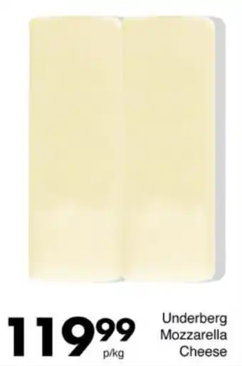Save Hyper Underberg Mozzarella Cheese offer