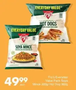 Save Hyper Fry's Everyday Value Pack Soya Mince/ Hot Dog offer