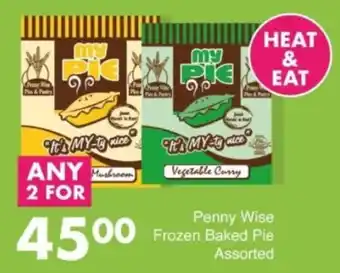 Save Hyper Penny Wise Frozen Baked Pie Assorted offer