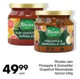 Save Hyper Rhodes Jam Pineapple & Granadilla/ Grapefruit Maramalade Apricot offer