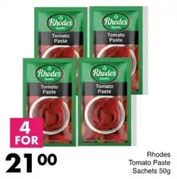 Save Hyper Rhodes Tomato Paste Sachets offer