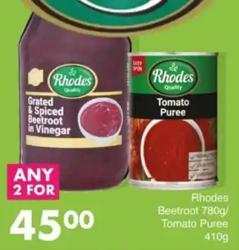 Save Hyper Rhodes Beetroot/ Tomato Puree offer