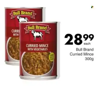 Save Hyper Bull Brand Curried Mince offer