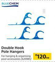 Builders Warehouse Blue Chem Double Hook Pole Hangers-Each offer