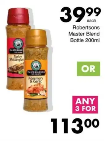 Save Hyper Robertsons Master Blend Bottle offer