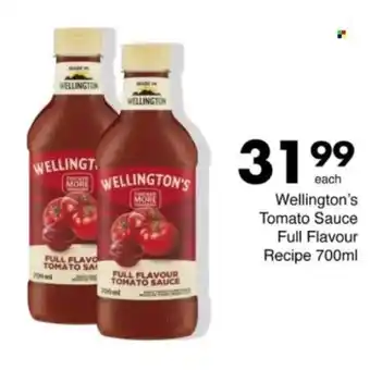 Save Hyper Wellington's Tomato Sauce Full Flavour Recipe offer
