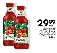 Save Hyper Wellington's Tomato Sauce Original Recipe offer