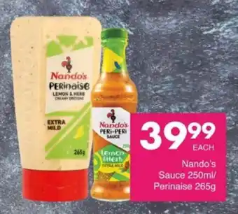 Save Hyper Nando's Sauce/ Perinaise offer