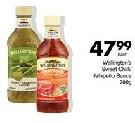 Save Hyper Wellington's Sweet Chilli/ Jalapeño Sauce offer
