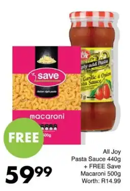 Save Hyper All Joy Pasta Sauce offer